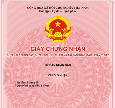 Thống nhất một sổ đỏ từ 1/8 