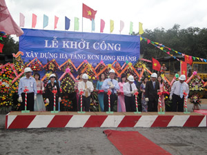 KCN Long Khánh khởi công xây dựng cơ sở hạ tầng