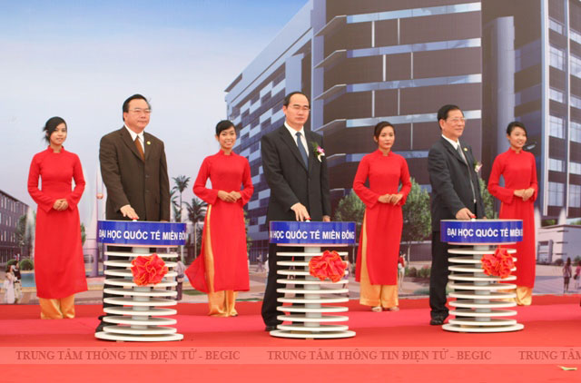 Bình Dương: Lễ động thổ xây dựng trường Đại học Quốc tế Miền Đông 