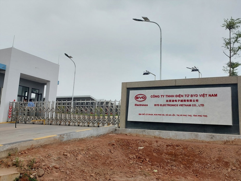 BYD spends $250 million to build an electric vehicle factory in Vietnam