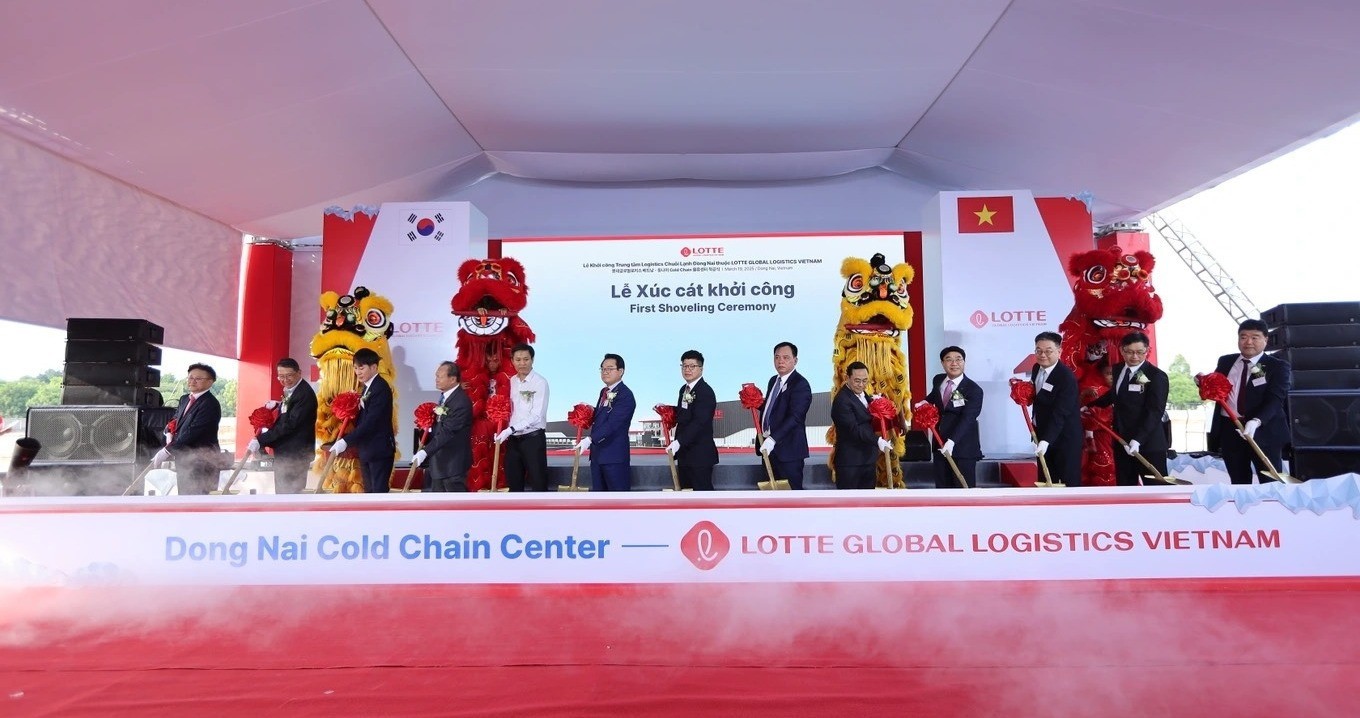 Lotte Group member starts construction of nearly 1,000 billion VND logistics center in the province with the most industrial parks in Vietnam